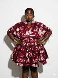Burgundy Bliss Dress Short